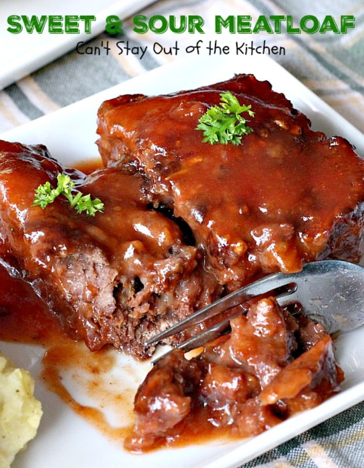Sweet and Sour Meatloaf
