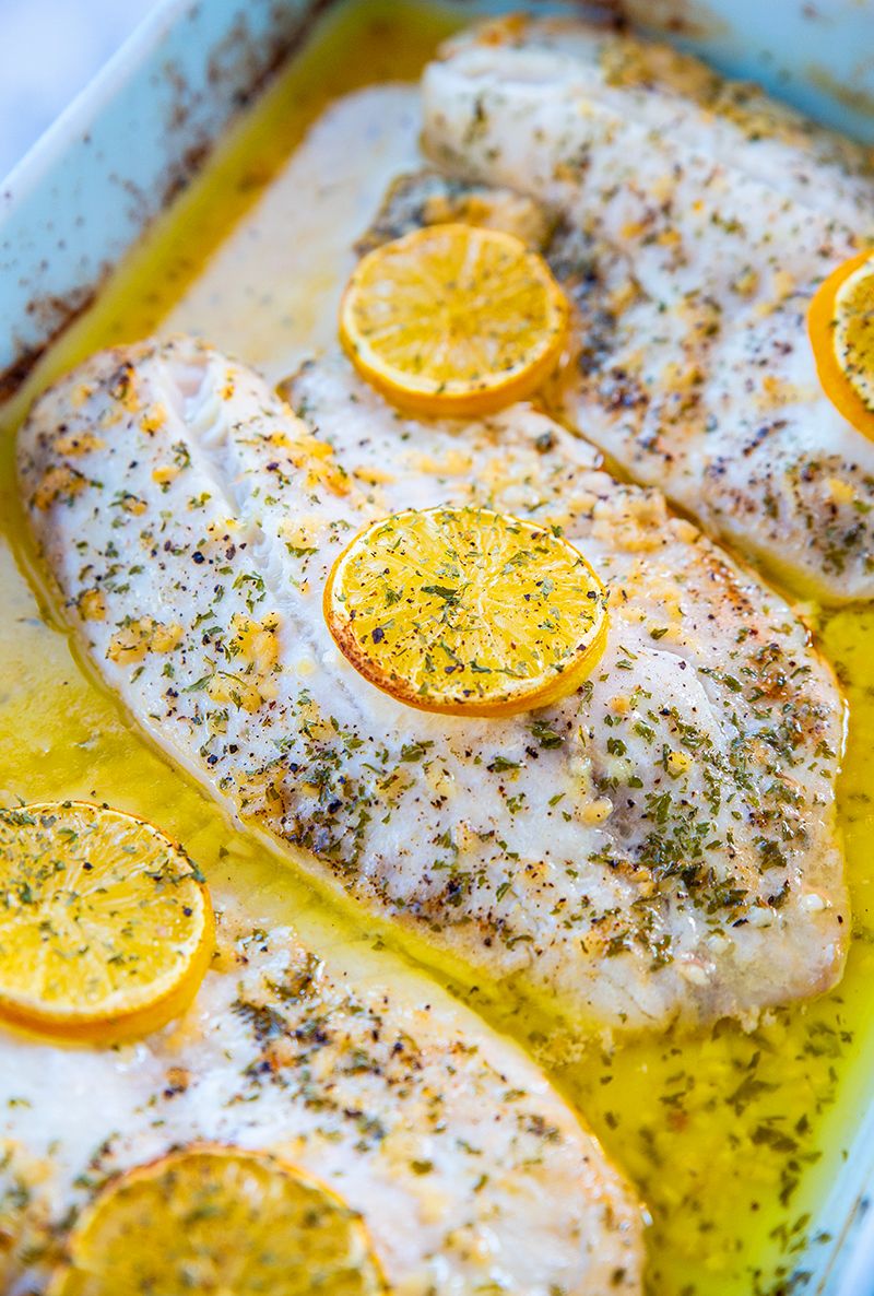 Butter Poached Lemon Garlic Tilapia