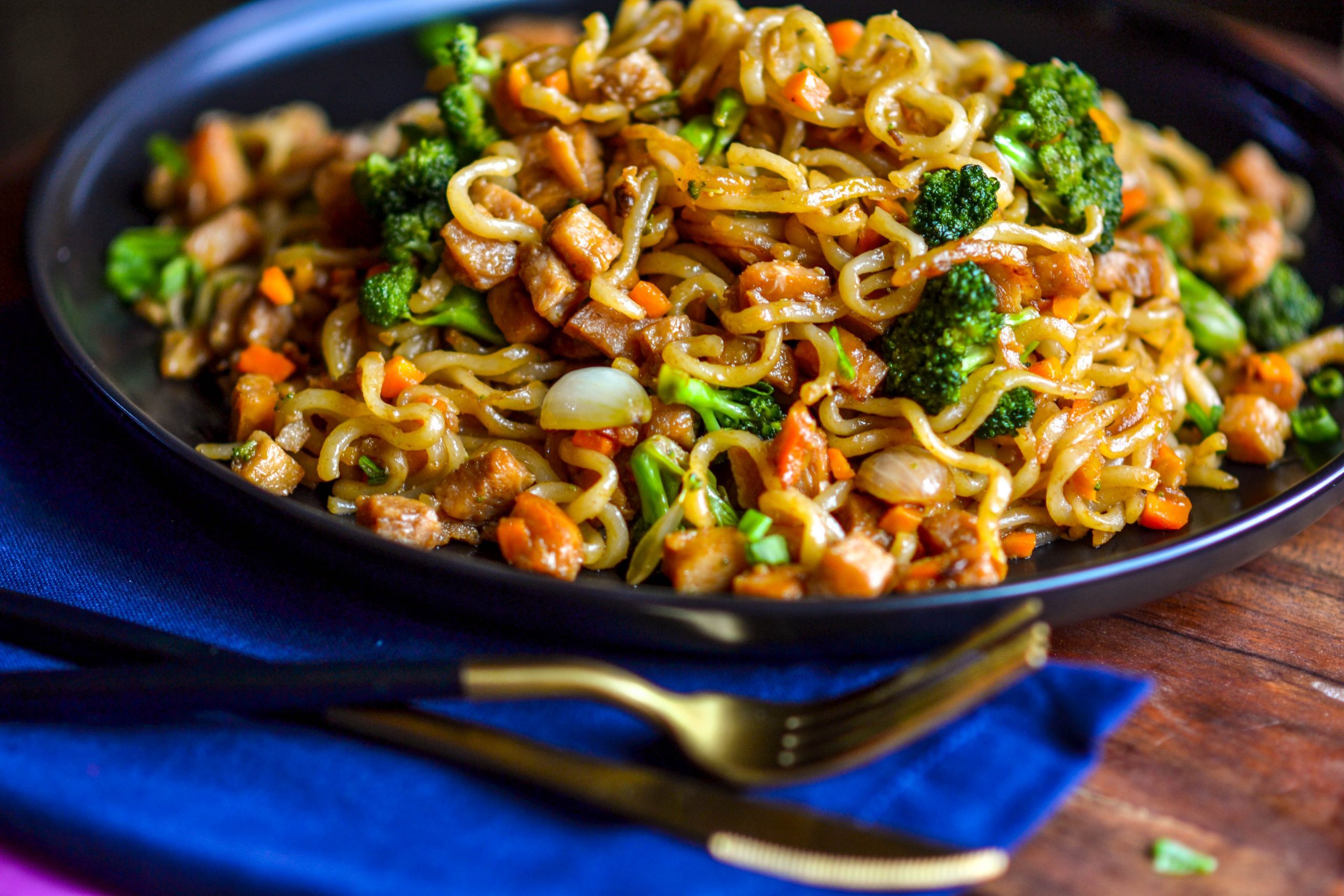 Chicken Ham Stir-Fry