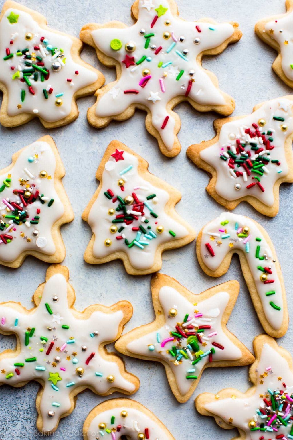 Plate of Christmas Sugar Cookies