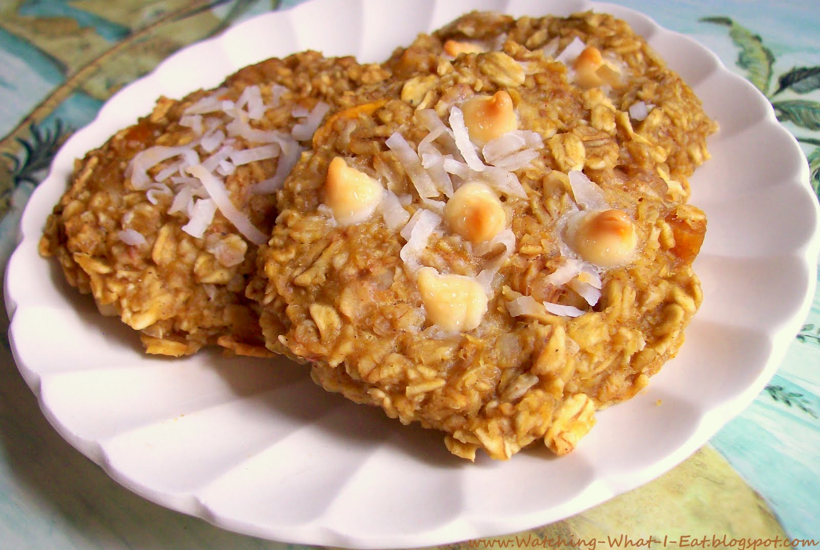 Tropical Coconut Mango Breakfast Cookies