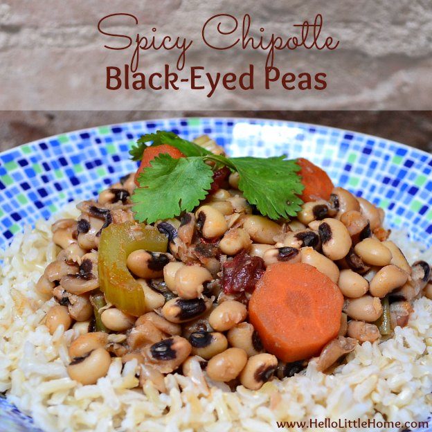 Spicy Chipotle Black Eyed Peas