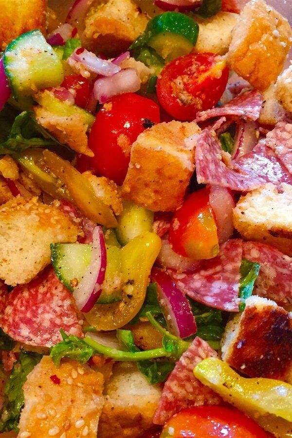 Mid-Summer Italian Bread Salad