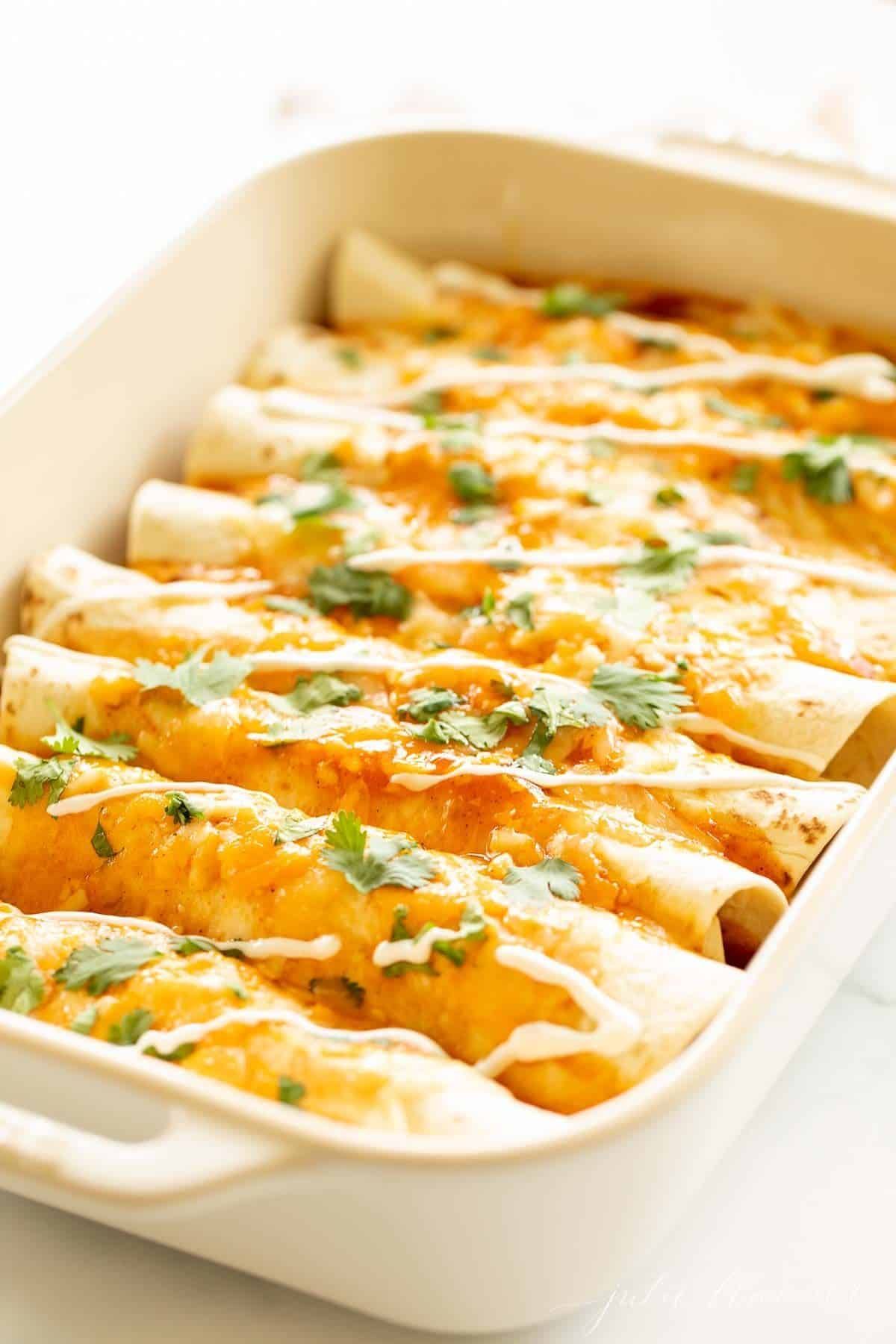Delicious Easy Chicken Enchiladas