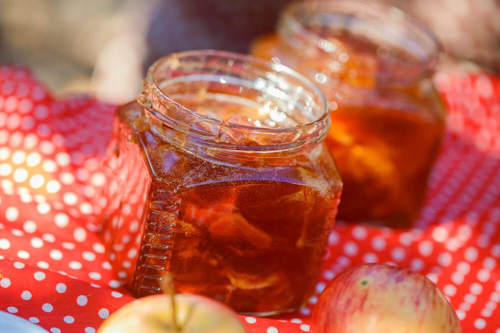 Easy Apple and Rhubarb Jam
