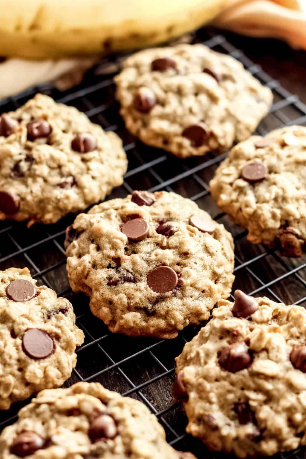 Soft Banana Oatmeal Cookies