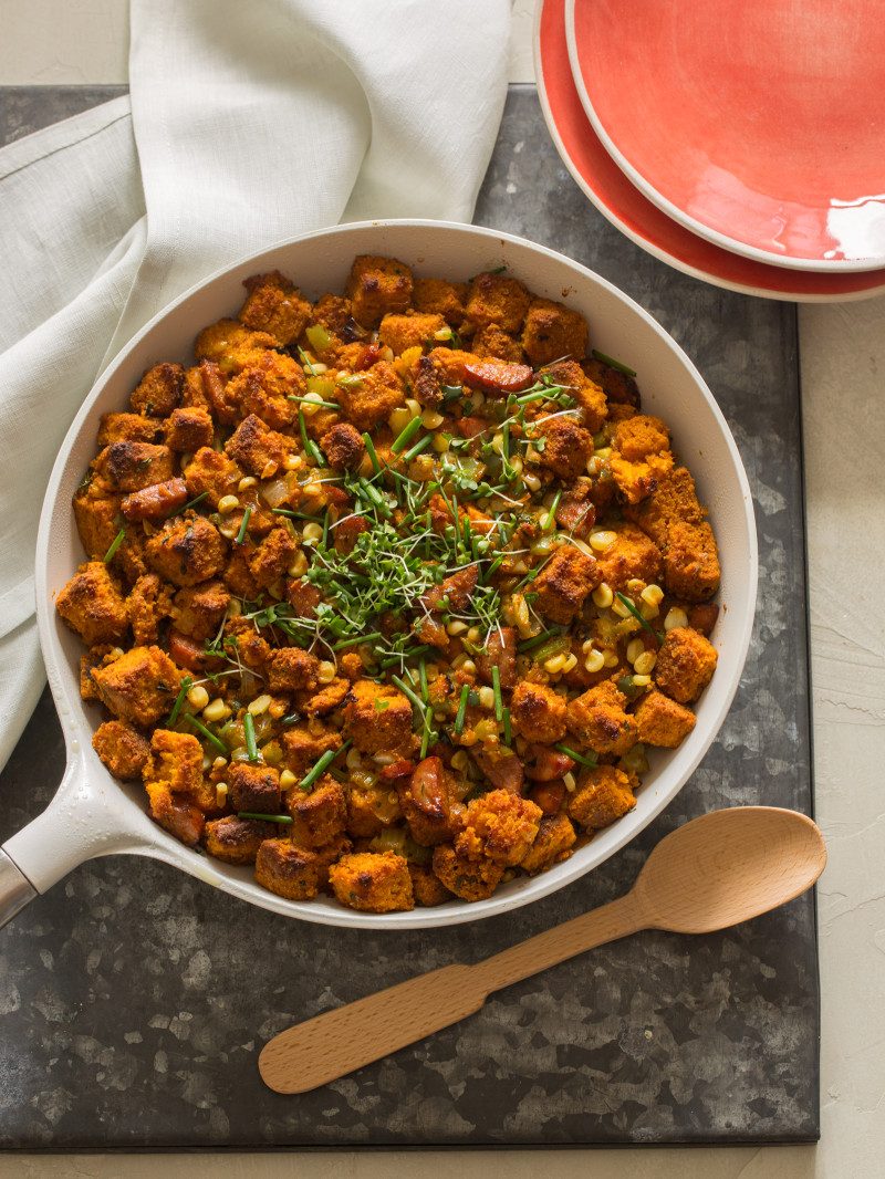 Creole Cornbread Stuffing