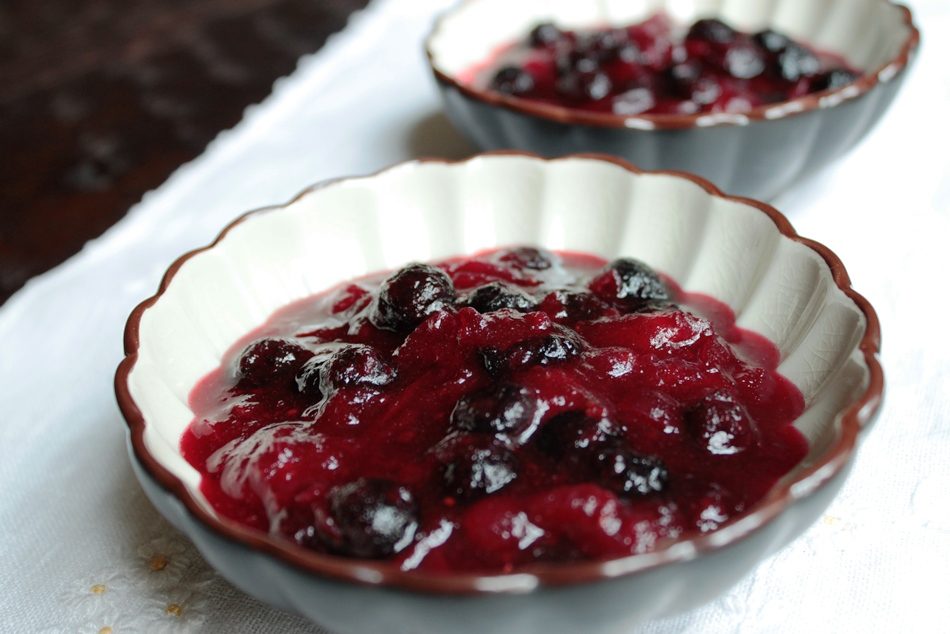 Blue Cranberry Sauce