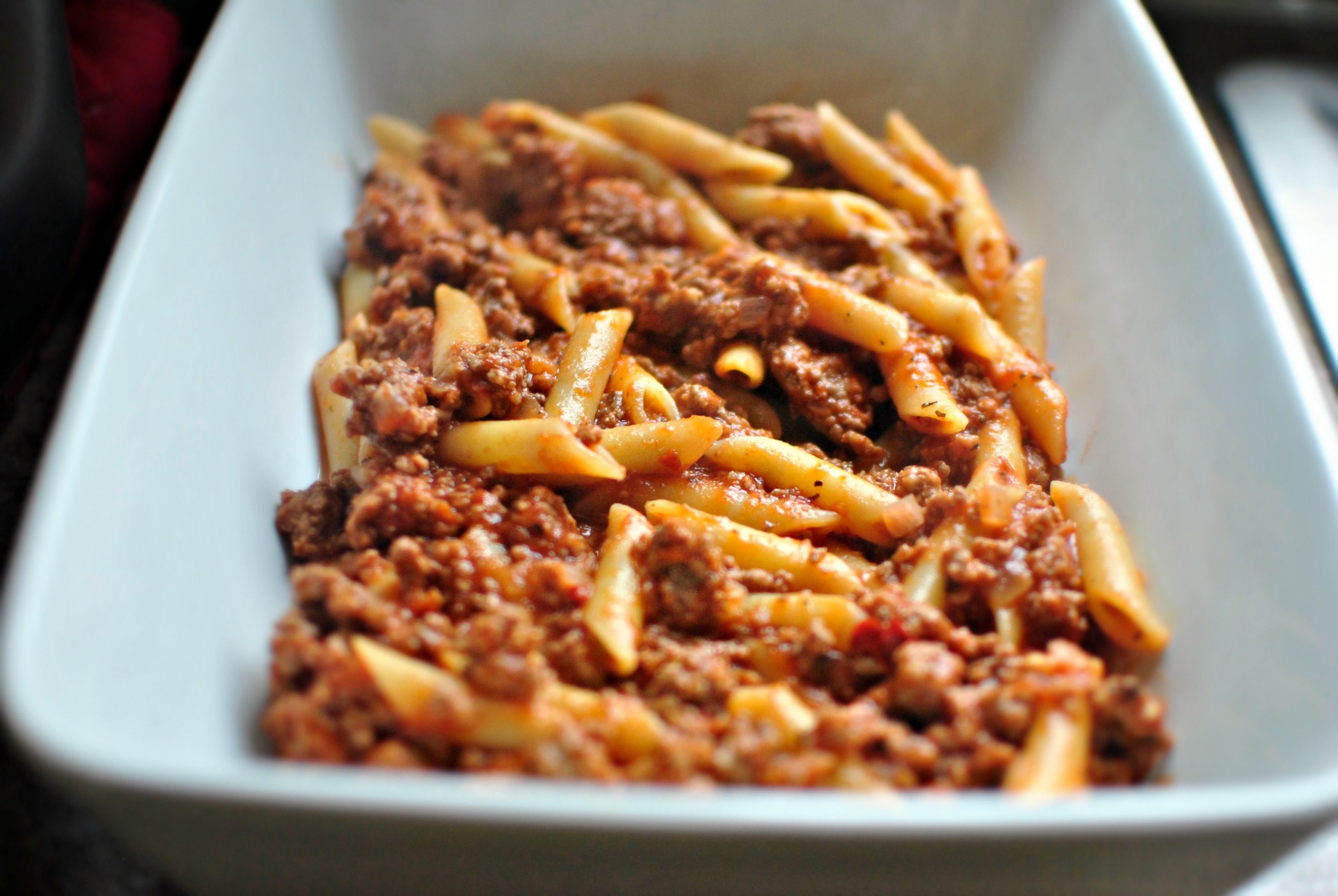 Baked Mostaccioli