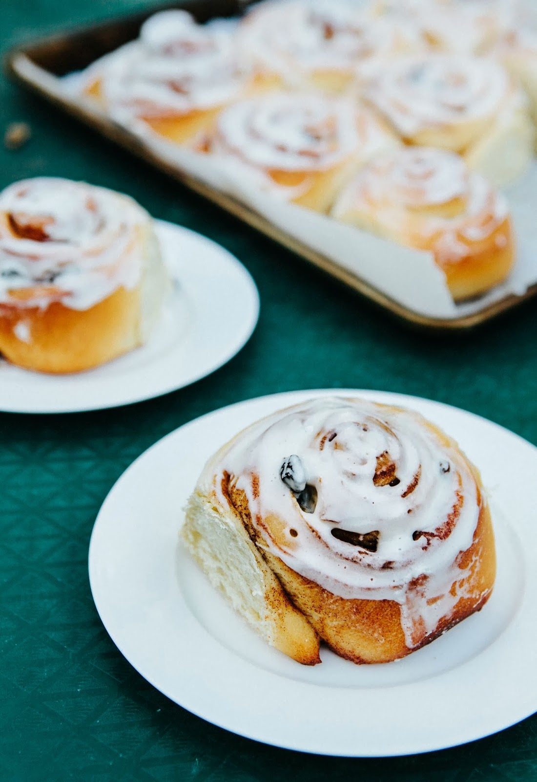 Buttermilk Cinnamon Rolls with Cream Cheese Glaze