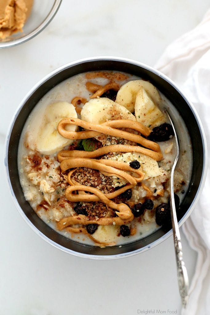 Peanut Butter Oatmeal Bowl