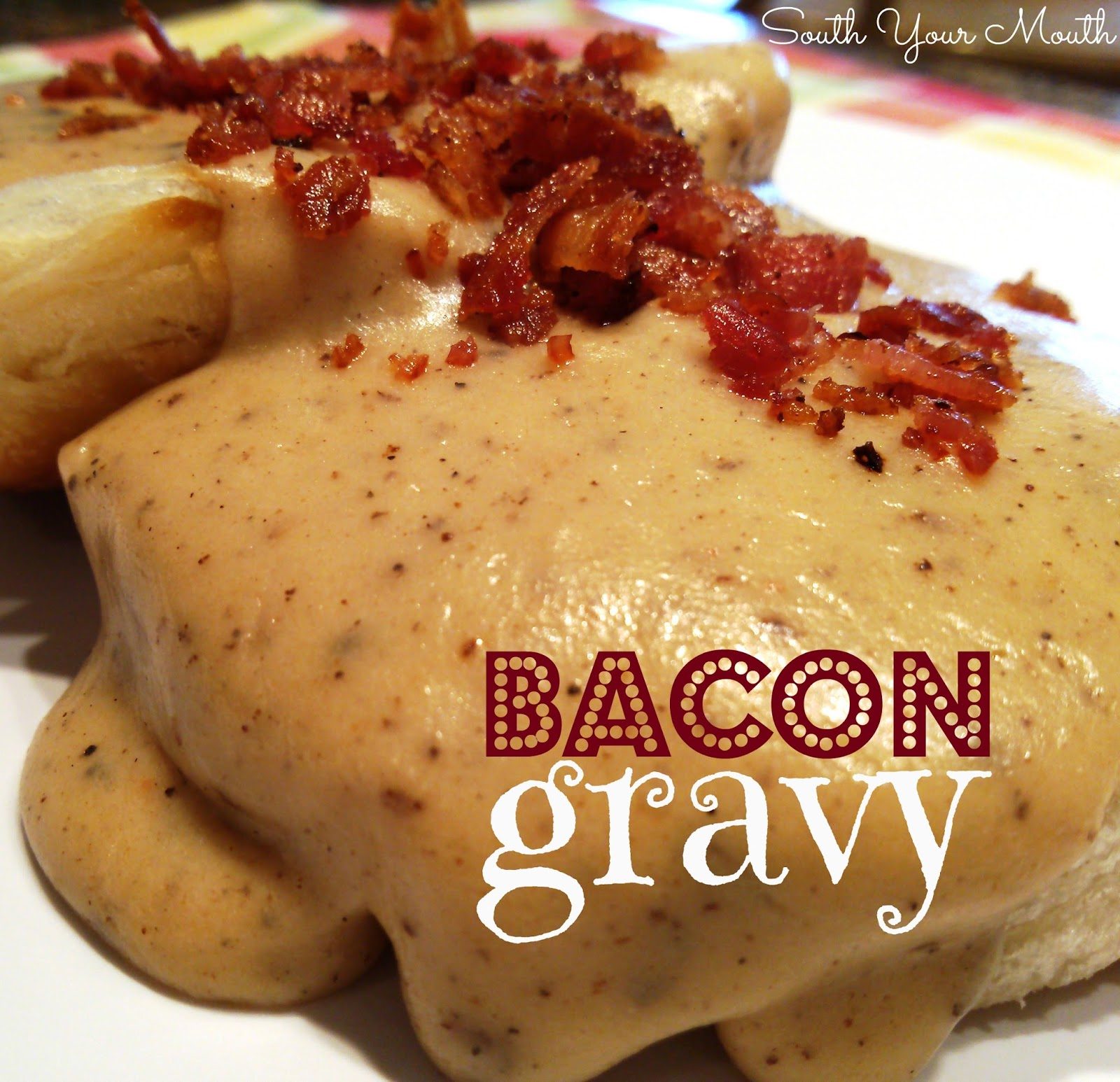 Plate of Bacon Gravy