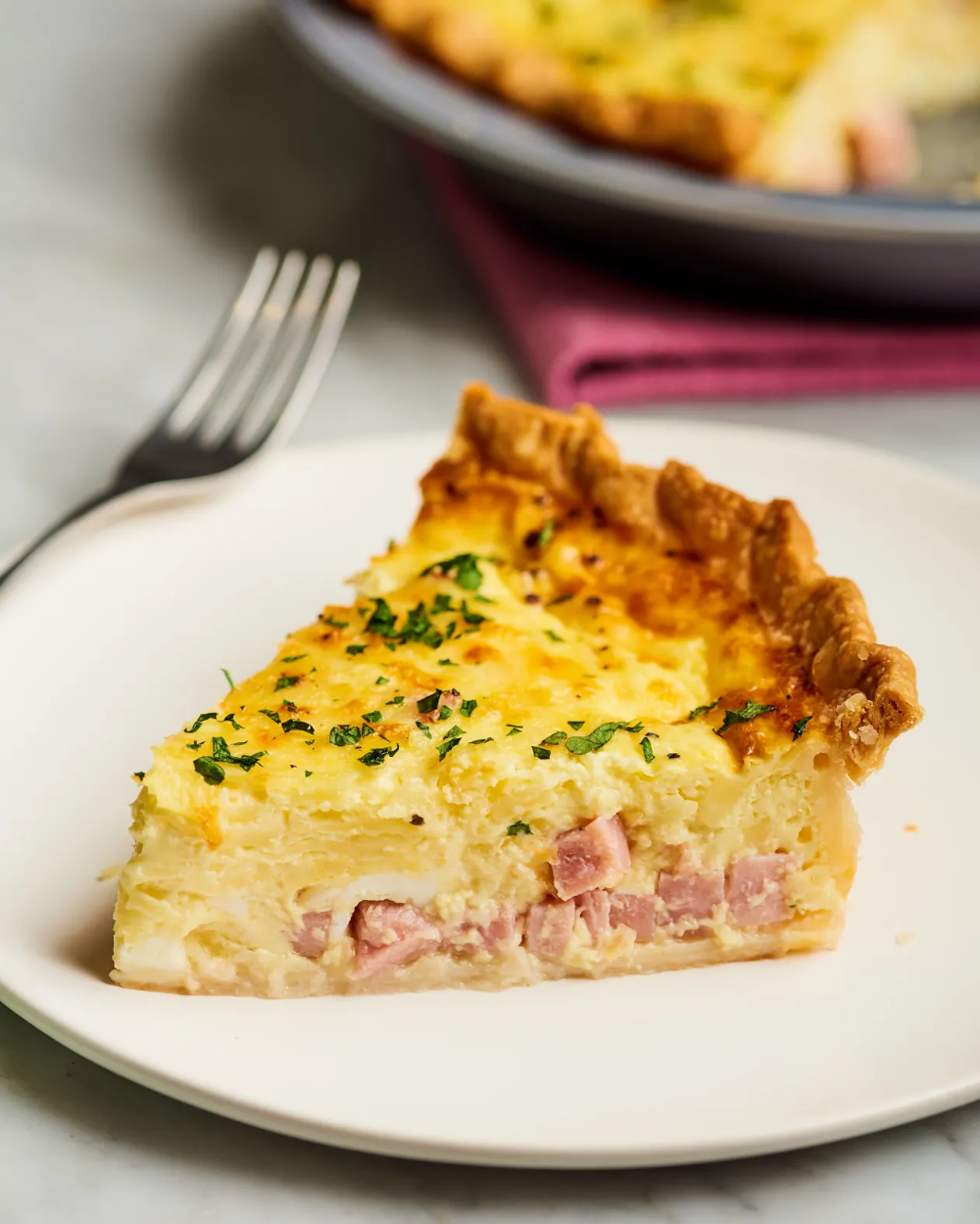 Ham and Cheese Quiche