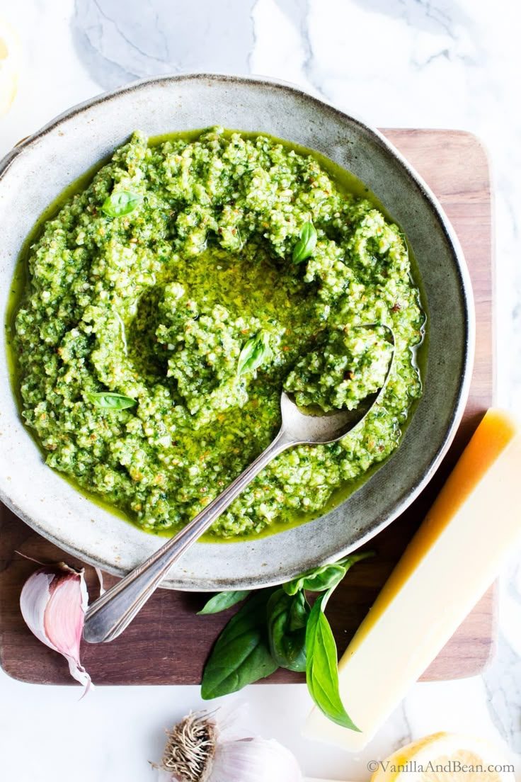 Lemon Basil Pesto
