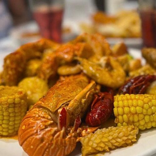 Seafood Bake for Two