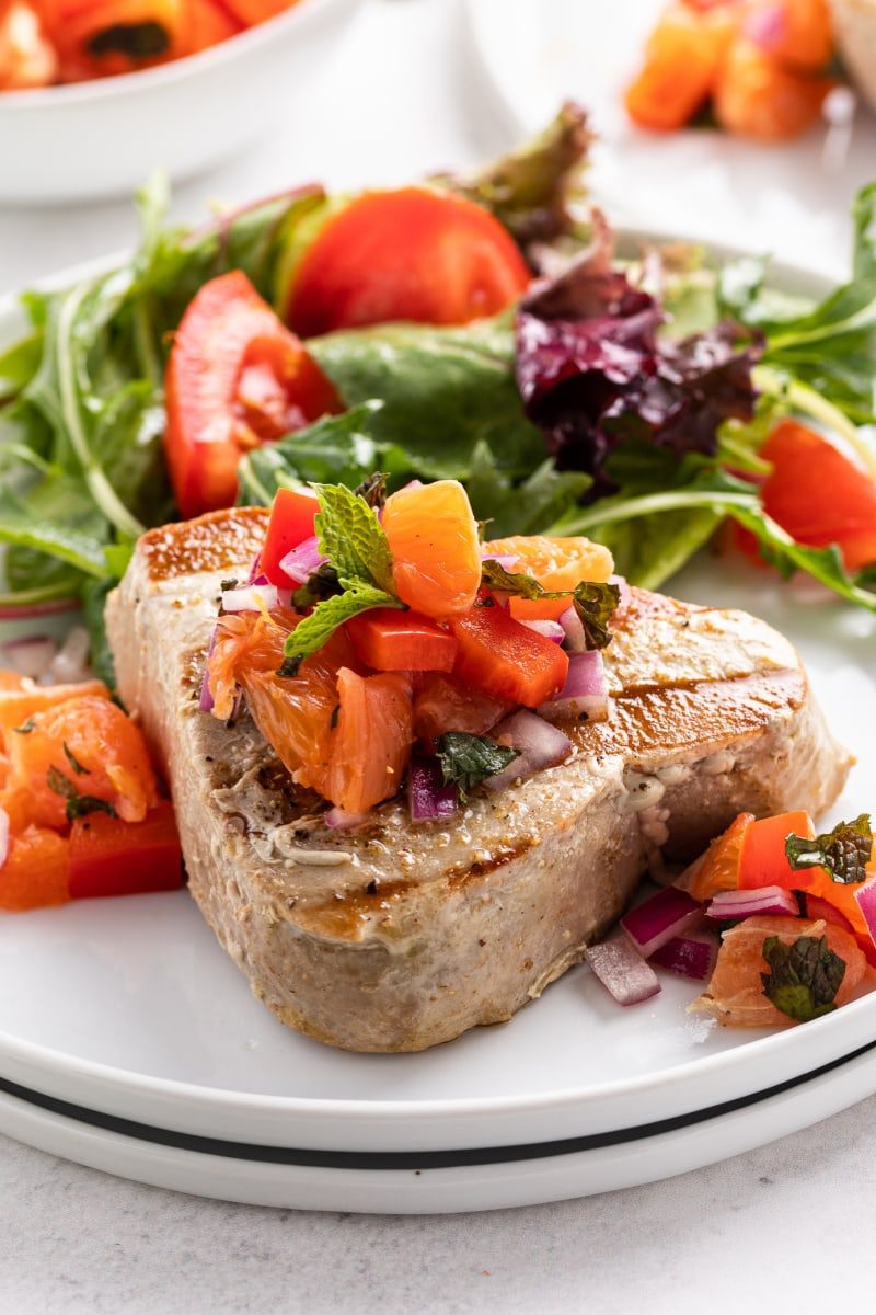 Grilled Tuna with Citrus Salsa