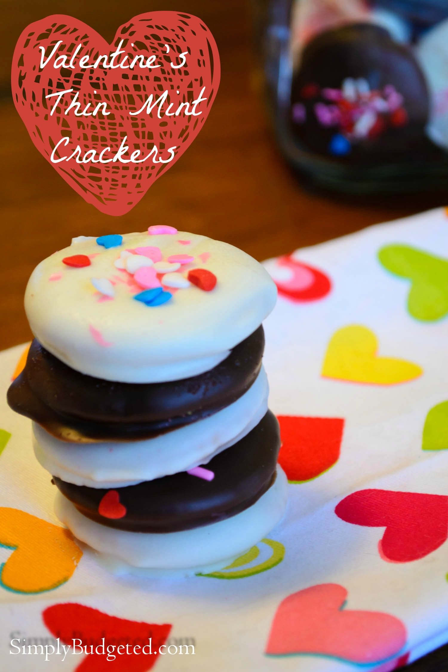 Valentine’s Thin Mint Crackers