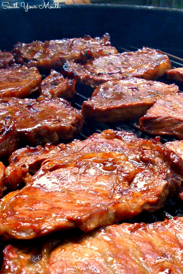 Delicious Barbequed Steaks