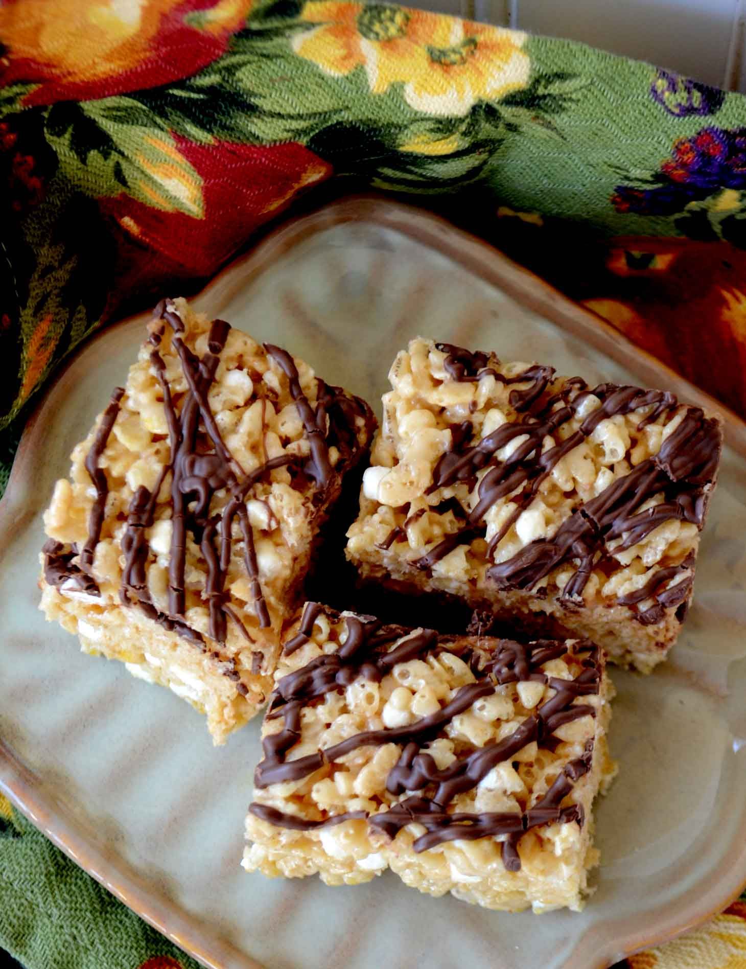 Salted Caramel Crispy Treats