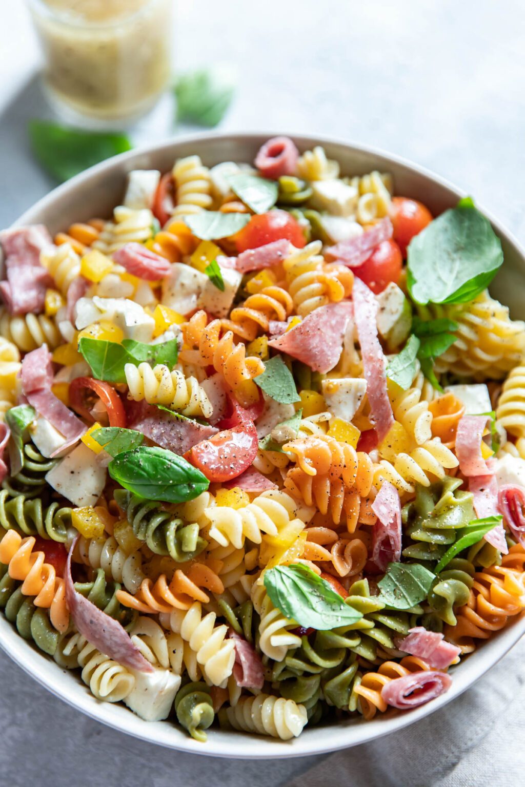Quick Italian Pasta Salad With Salami