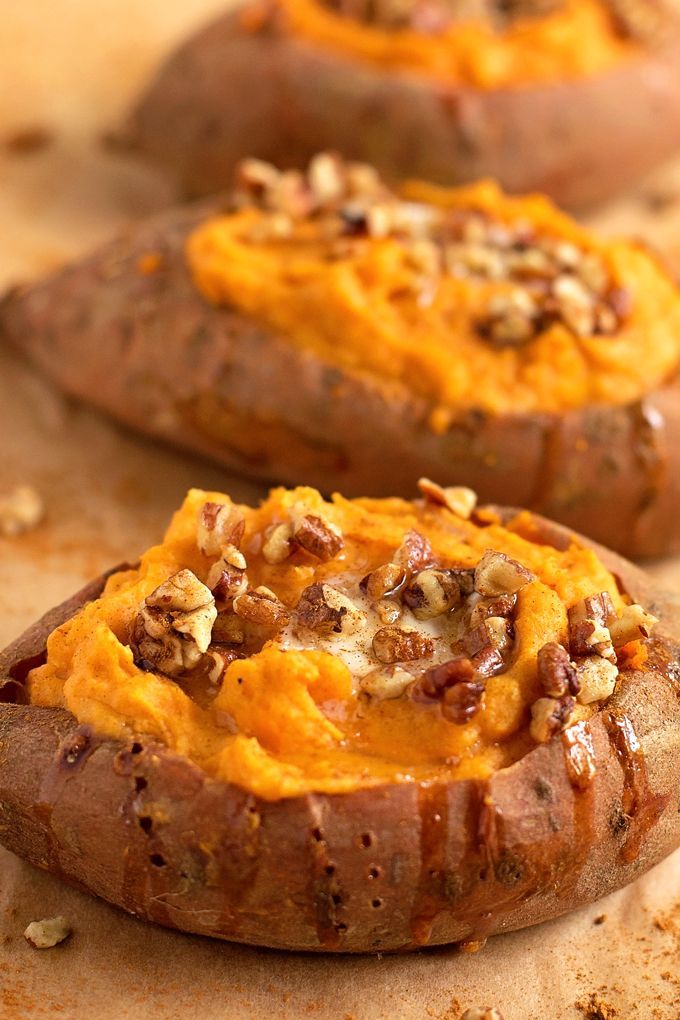 Twice Baked Sweet Potatoes