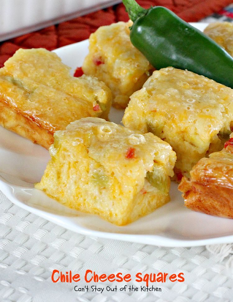 Chile Cheese Squares