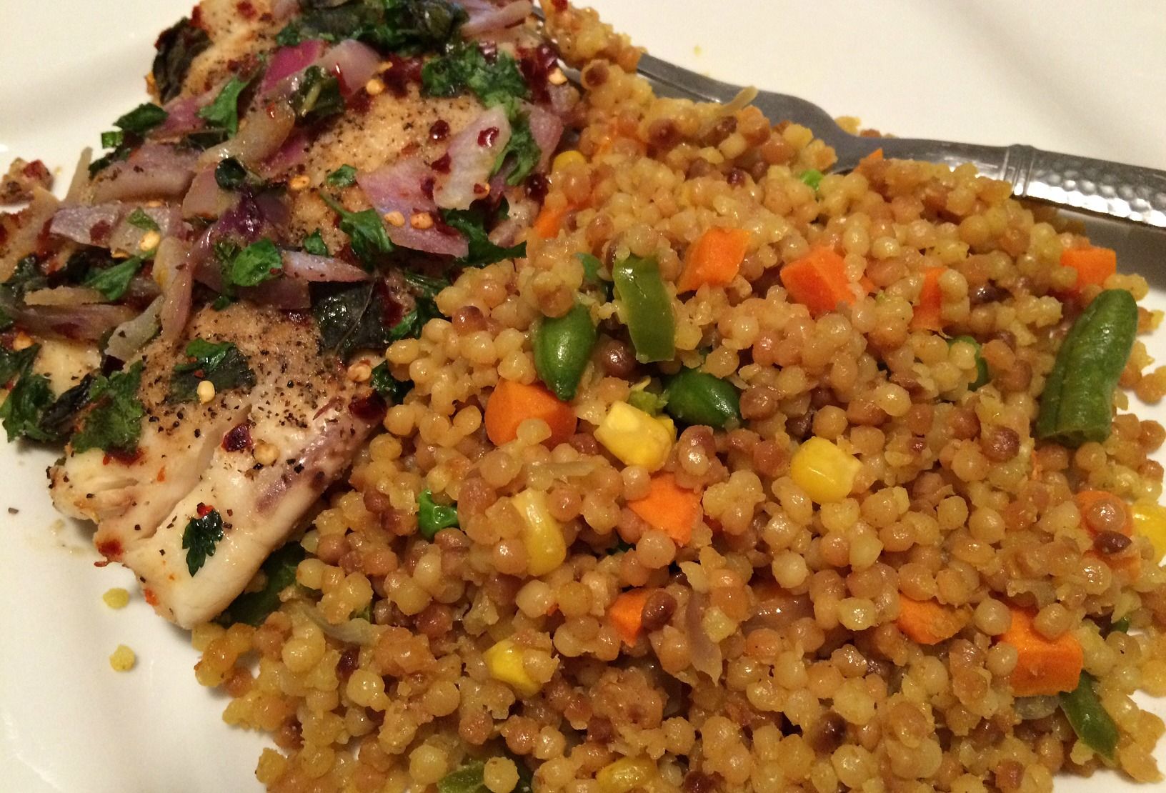 Coconut Curry Couscous dish