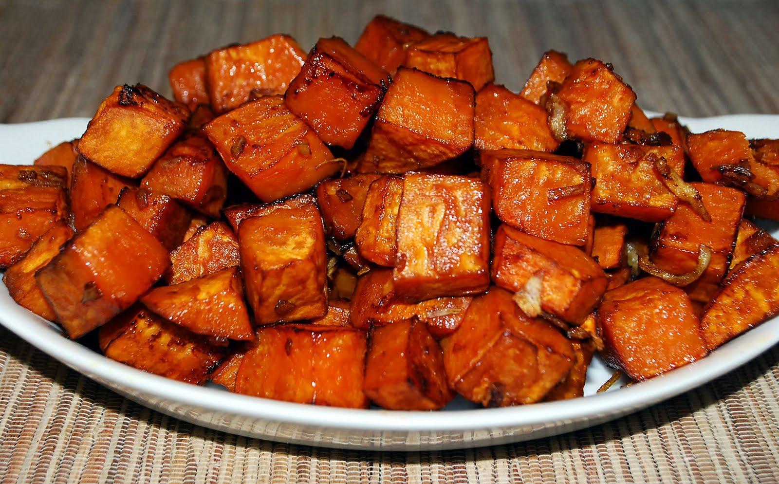 Onion Roasted Yams