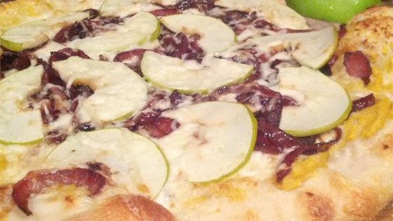 Pumpkin Hummus Pizza