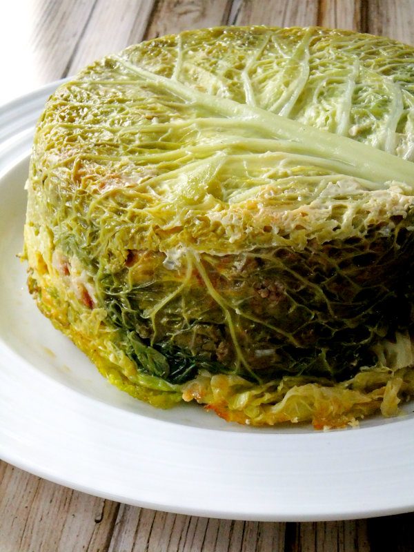 Stuffed Cabbage Cake - Proud Italian Cook