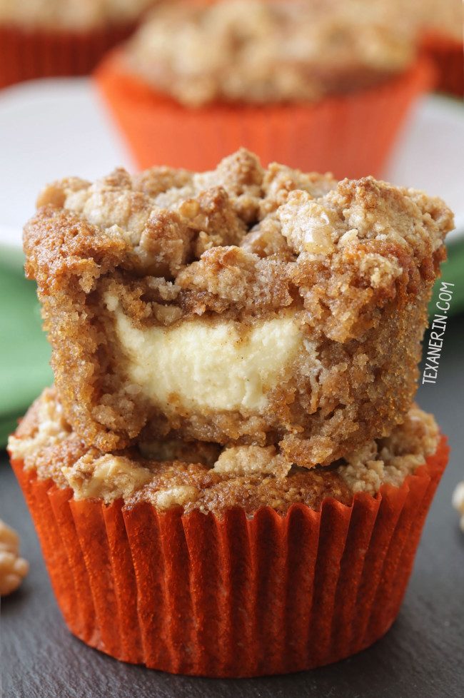 Carrot Cake Cream Cheese Muffins