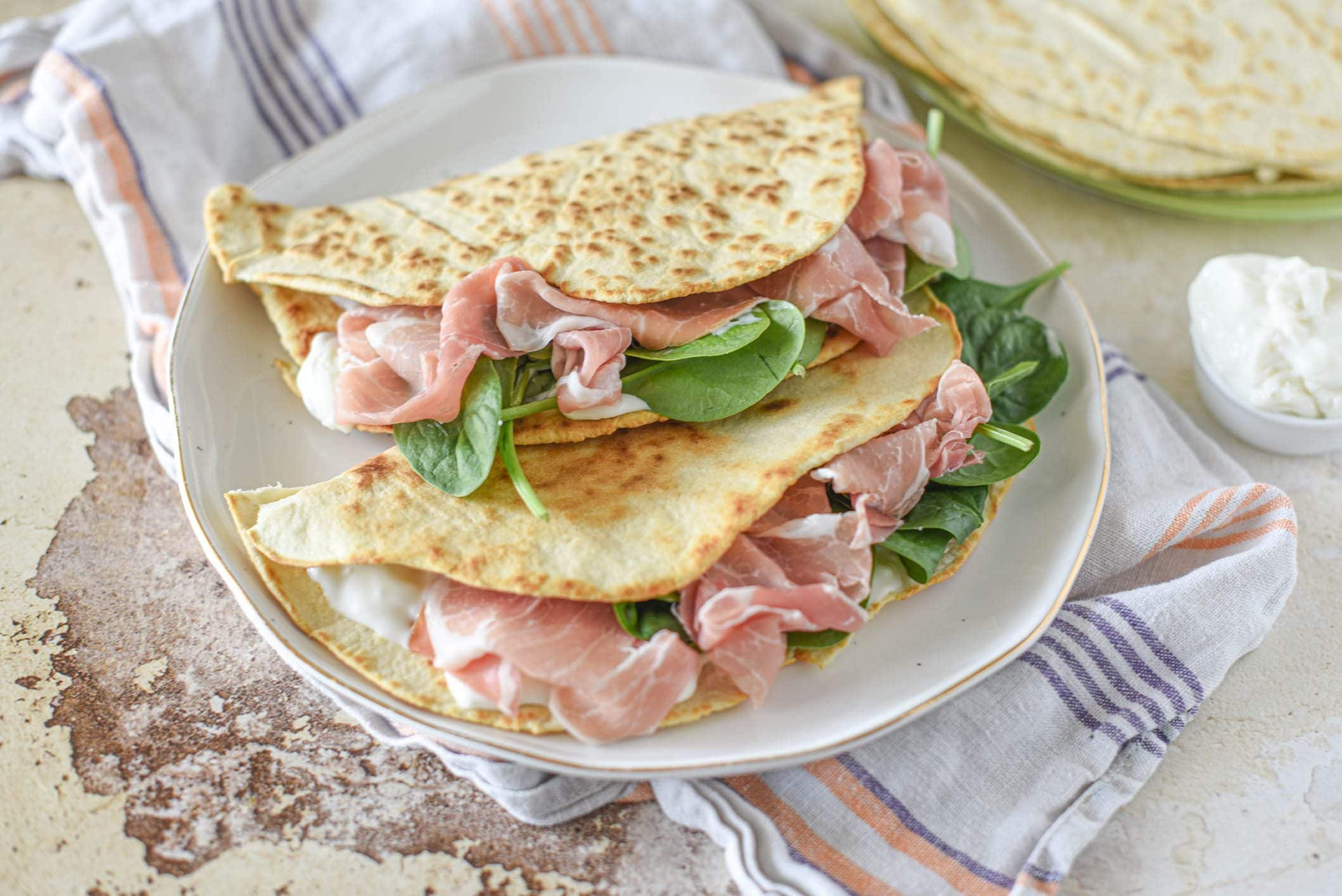 Homemade Piadina - Italian Flatbread