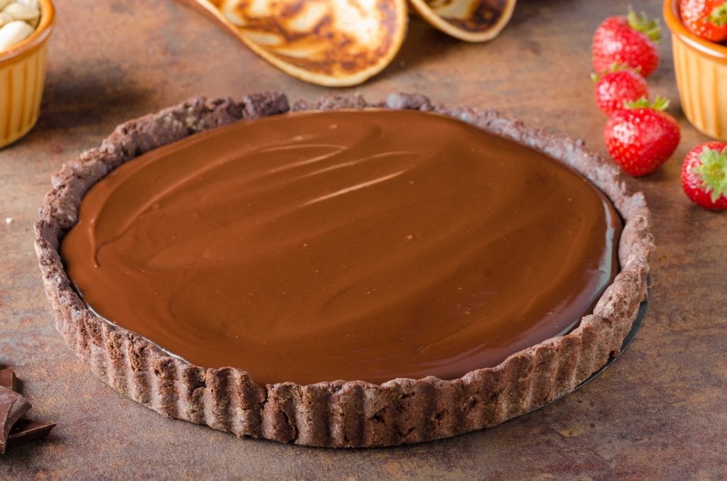 Venus' Chocolate Macadamia Nut Tart