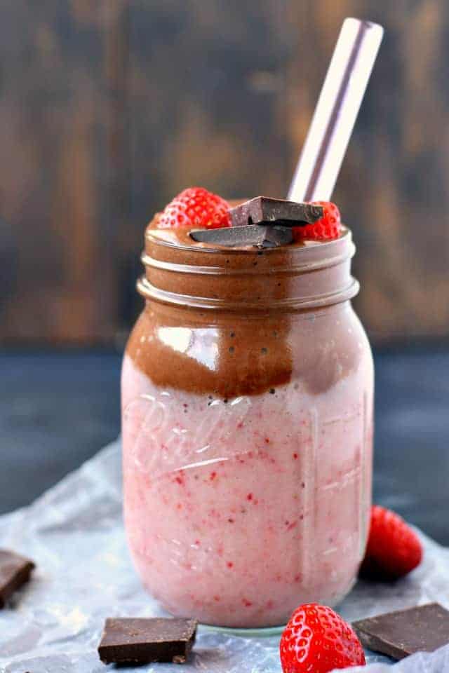 Chocolate Strawberry Smoothie