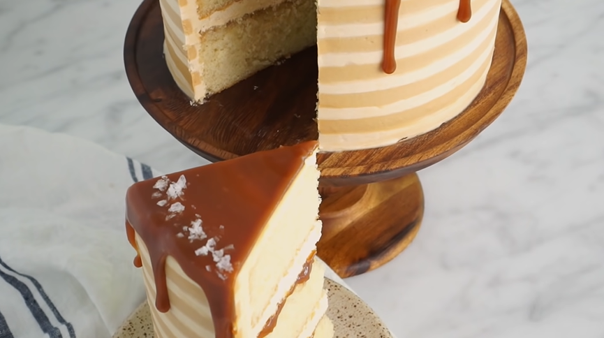 Caramel Sponge Pie