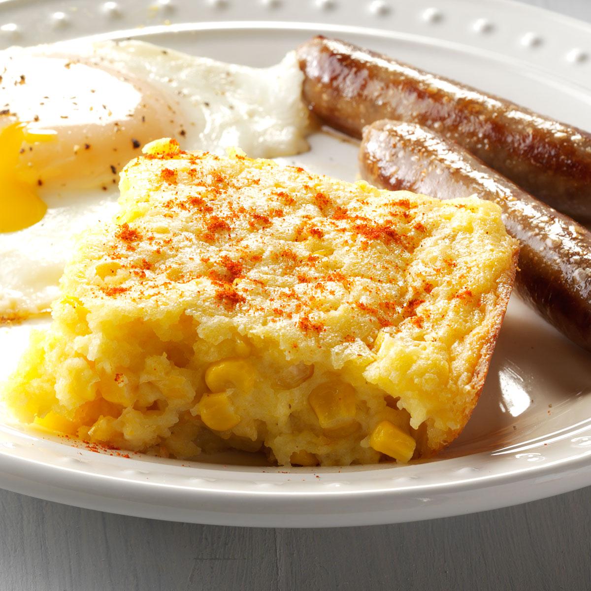 Mexican Corn Bread Pudding