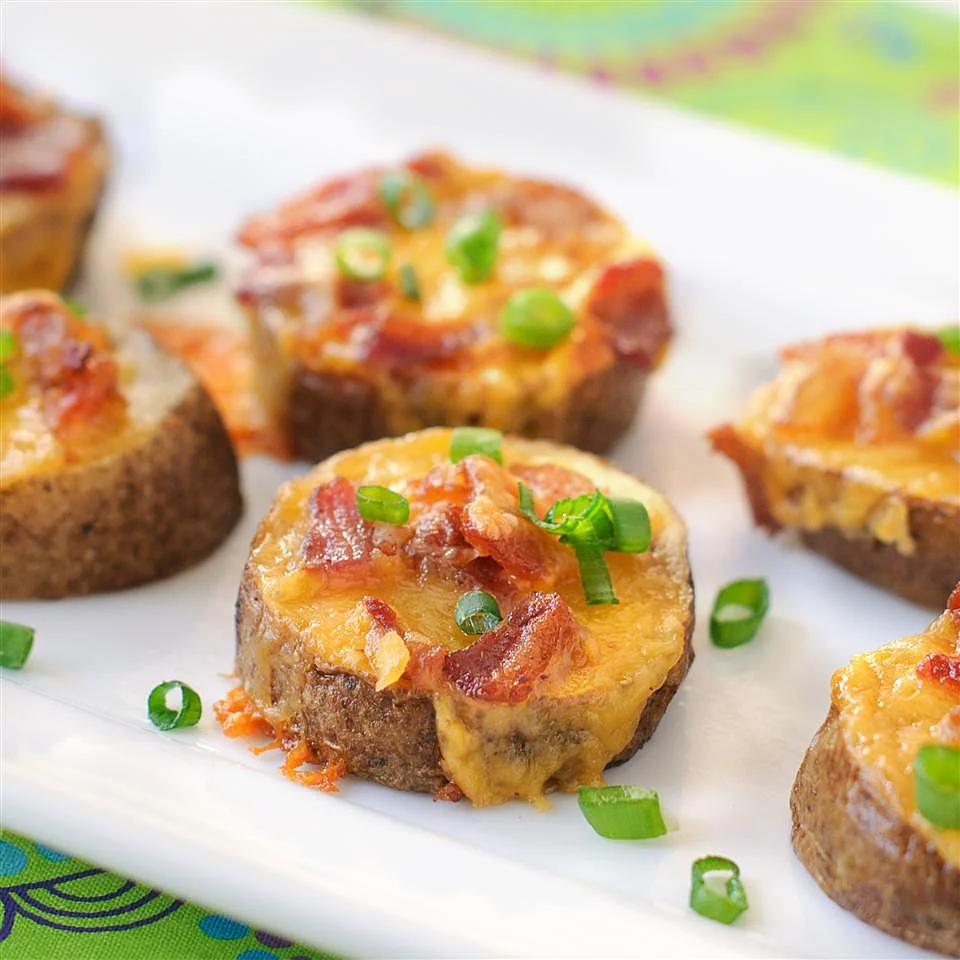 Cheese and Bacon Potato Rounds