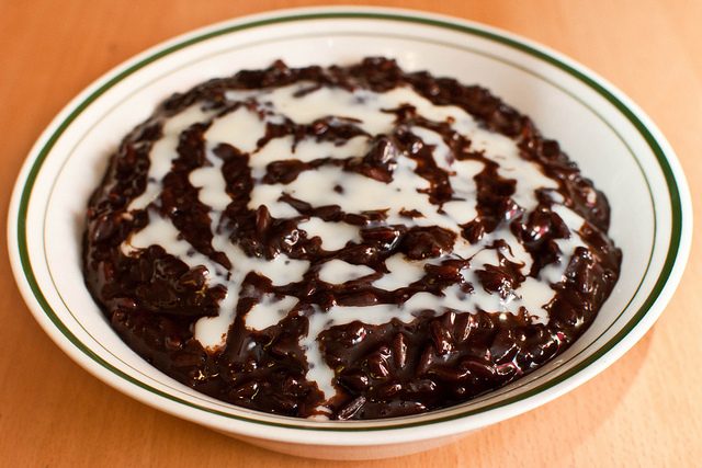Delicious Champorado served in a bowl