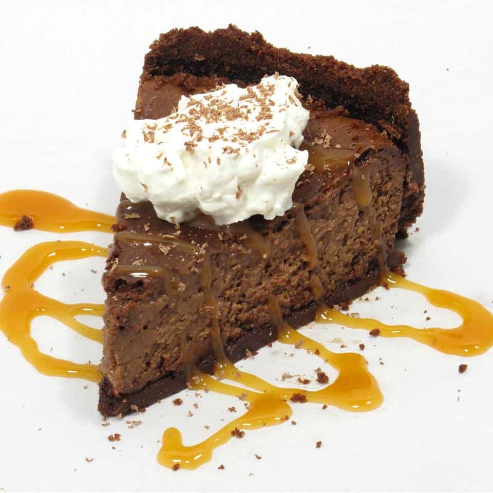 Delicious Baked Chocolate Caramel Cheesecake