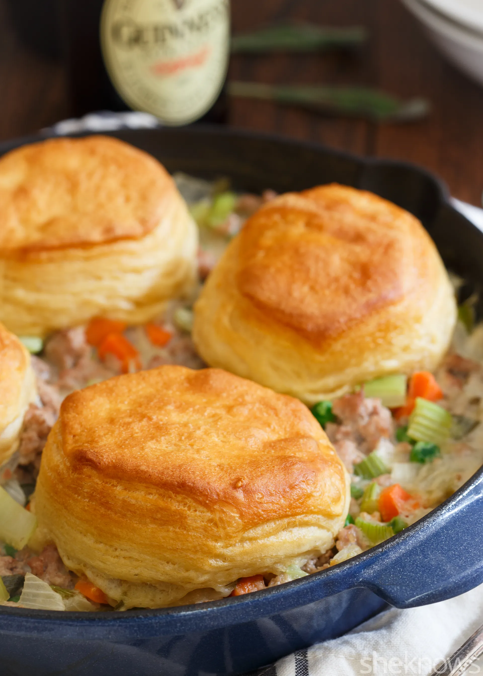 Skillet Turkey Sage Pot Pie