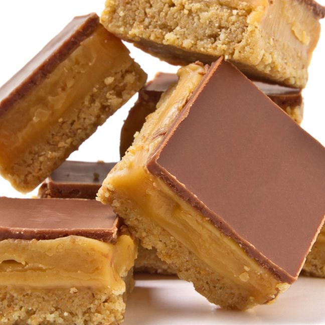 Caramel Shortbread Squares