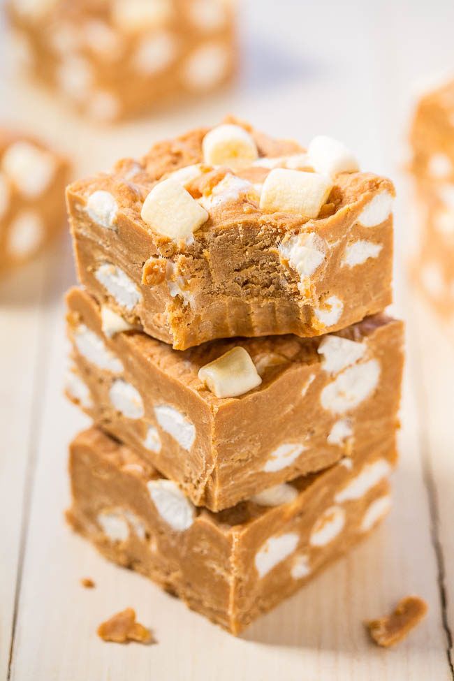 Peanut Butter Butterscotch Marshmallow Fudge