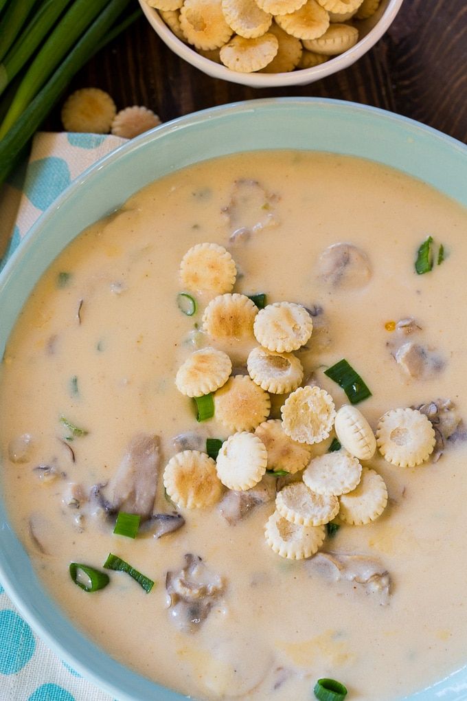 Oyster Stew with Evaporated Milk