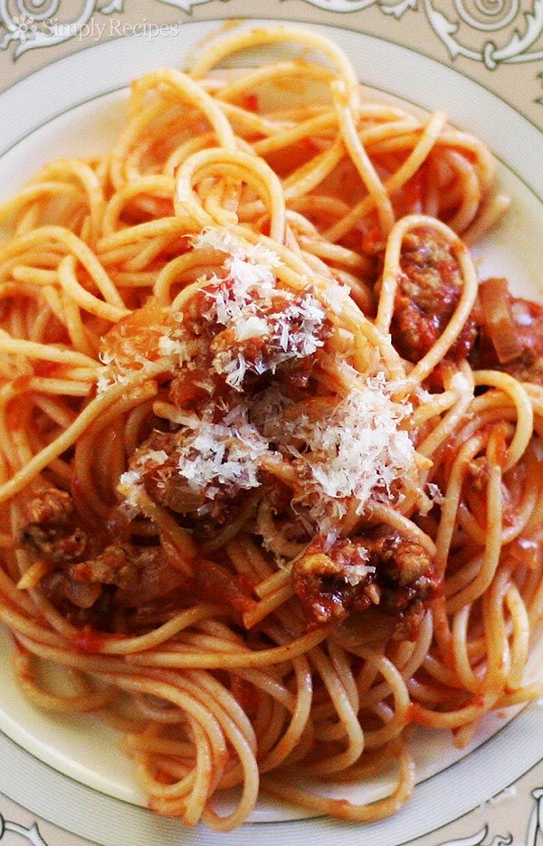 Easy Italian Sausage Spaghetti