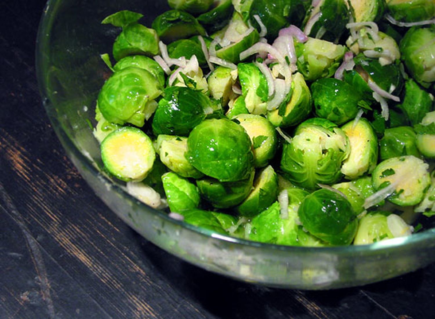 Lemon-Marinated Brussels Sprouts