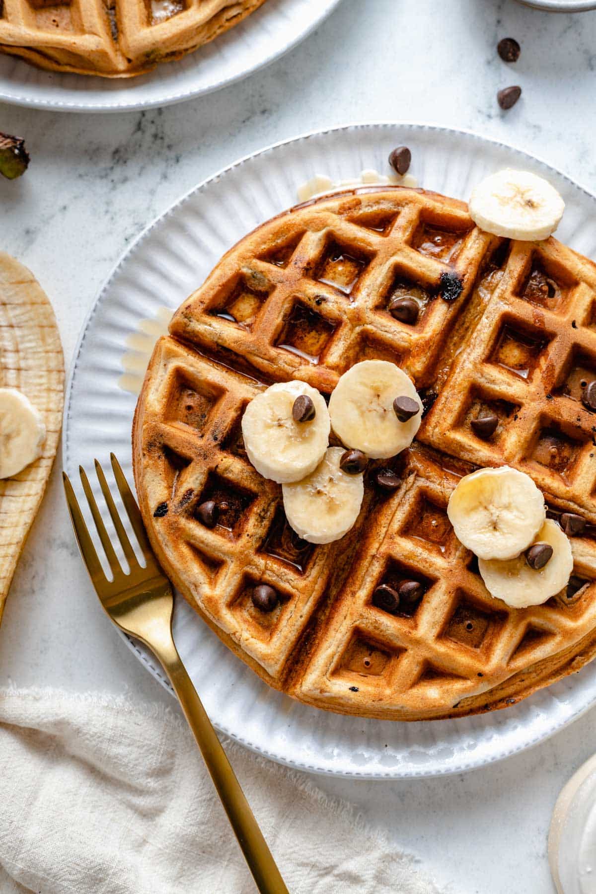 Delicious Banana Waffles