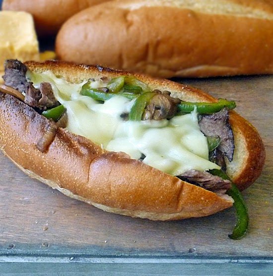 Slow Cooker Cheese Steaks