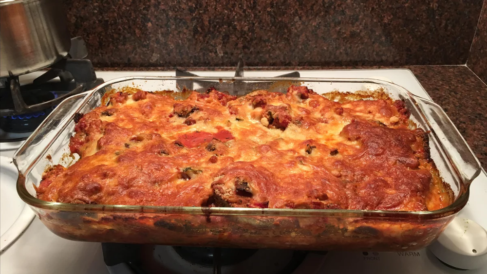 Healthier Eggplant Parmesan II
