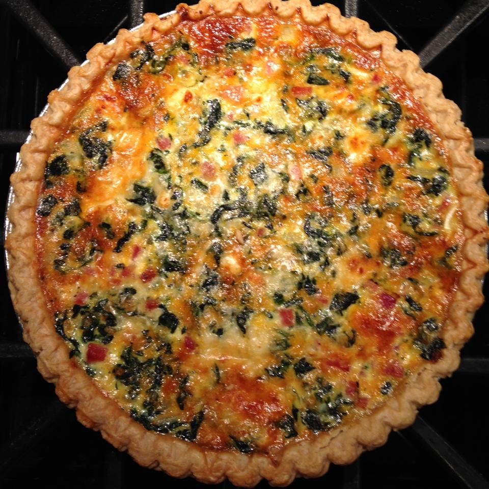 Spinach Mushroom Quiche