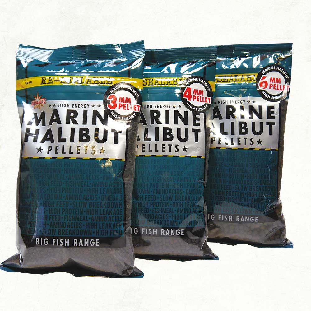 Dynamite Marine Halibut Pellets 900g - Fishermania